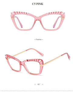 New Vintage Metal Square Anti-blue Glasses Frame Women Fashion Computer Transparent Eyeglasses Female Spectacles Oculos Feminino