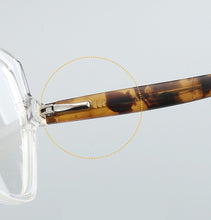 Carica l&#39;immagine nel visualizzatore di Gallery, Plastic Titanium Glasses Frames Polygon Anti Blue Men Women Optical Fashion Computer Glasses