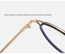 Load image into Gallery viewer, Cat Eye Glasses Frames Anti Blue Light Eyeglasses for Women Retro Optical Spectacles Ladies Fake Eyewear Myopia Frame