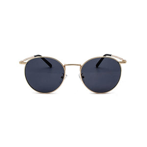 Fashion Clear Lens Metal Frame Sunglasses Retro Woman Glasses  Male Sun Glasses Round Gold UV400 Birthday Gift Items