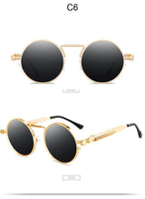 Load image into Gallery viewer, 2022 Classic New Punk Sunglasses Women Anti-reflective Mirror Round Metal Sun Glasses Vintage Men New Spring Glasses Uv400