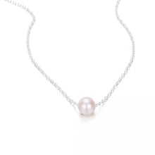 Carica l&#39;immagine nel visualizzatore di Gallery, Laramoi Simple Imitation Pearl Pendant Necklace Women Stainless Steel Thin Chain Choker Birthday Gift Fahion Jewelry Wholesale