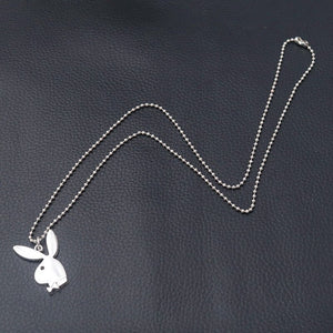 Cute Rabbit Necklace, Rabbit Charms, Rabbit Gentleman Charms, DIY Animal Jewelry Charms, Friend's Gifts A1715