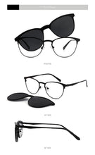 Load image into Gallery viewer, Vintage Cateye Sunglasses Women Clip on Brand Designer Optical Myopia Eyeglass Frame Prescription glasses Multifunction