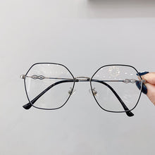Load image into Gallery viewer, Clear Glasses Frames Women Retro Metal Polygon Eyeglasses Womens Gradient Pink Optical Frame Spectacles Hollow Design