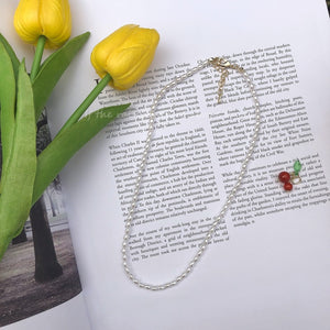 Fashion Beaded Pearl Necklace Women Cute Gold silver color Double Layer Chain Pendant Choker Korean Jewelry 2020 wholesale