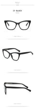 Load image into Gallery viewer, 2022 Fashion Cat Eye Glasses Frame for Women Optical Retro eyeglasses frames Myopia Prescription anti blue ray glasses eyewear