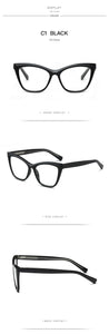2022 Fashion Cat Eye Glasses Frame for Women Optical Retro eyeglasses frames Myopia Prescription anti blue ray glasses eyewear