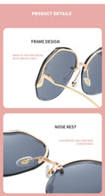 Load image into Gallery viewer, 2022 New Women Sunglasses Rimless UV400 Brand Designer High Quality Gradient Sun Glasses Female oculos