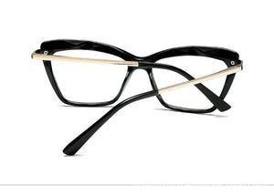 Square Women reading Glasses Frame Crystal Multi-section Brand Design Optical Computer oculos Glasses gafas de lectura mujer