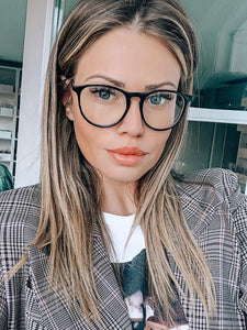 Round Computer Glasses Frame Women Men  Anti Blue Light Transparent Eyewear Blocking Glasses Clear Optical Spectacle Eyeglasses