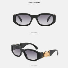Load image into Gallery viewer, Fashion  luxury sunglasses women Personalized Metal Avatar Decorative Men Sunglasses Small Frame Women Sun glasses UV400