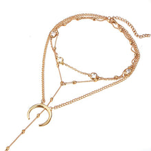 Load image into Gallery viewer, IF YOU Boho Coin Shell Rose Pendant Necklace For Girl Moon Crystal Choker Necklaces Women Beach 2020 Fashion Statement  Jewelry