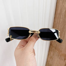 Load image into Gallery viewer, Ins Popular Fashion Small Rectangle Women Luxury Sunglasses Brand Designer Vintage Punk Men Sun Glasses Shades UV400