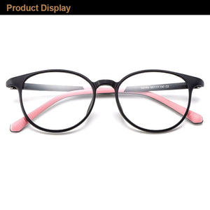 Gmei Optical Women Ultralight TR90 Round Glasses Frame Prescription Eyeglasses Myopia Optical Frames Female Eyewear M2069