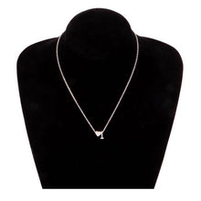 Load image into Gallery viewer, Fashion Tiny Heart Dainty Initial Letter Name Necklaces Choker Chain Necklace For Women Gold Color Pendant Jewelry Gift Collier