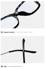 Load image into Gallery viewer, anti blue light glasses Transparent Square Optical computer glasses women Brand blue light  Big frame Clear Cat eye women&#39;s