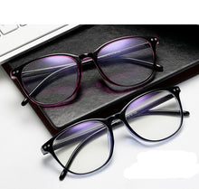Load image into Gallery viewer, Plastic Vintage Eyeglasses Oval Myopia Blue Light Glasses Clear optical Computer Women Men Anti Blue Ray Glasses Frame