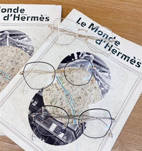 Load image into Gallery viewer, Anti-blue Light Glasses Frame Women Irregular Eyeglasses Unique Pearl Bent-leg Spectacle Frame Fashion Myopia Frames