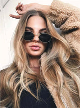Load image into Gallery viewer, Retro Alloy Sunglasses Women Metal Round Sunglasses Women Vintage Oval Sun Glasses for Men Luxury Designer Gafas De Sol