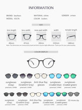 Load image into Gallery viewer, Bauhaus Magnetic Sunglasses Polarized Sunglasses Myopia glasses frame five color Optical ULTEM Eyewear