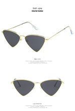 Load image into Gallery viewer, Small Triangle Cat Eye Sunglasses Women Vintage  Sun Glasses Female Ladies Cateyes Sunglass 2022 Retro Glasses