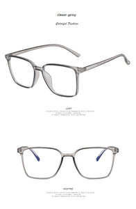 Anti Blue Light Glasses Square Frame  Women's Eyeglasses Frame Blue Blocking Gaming  Eyeglasses Vintage Men Spectacles