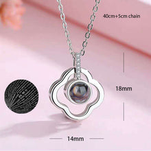 Load image into Gallery viewer, 100 Languages Love Necklace Heart Pendant Wedding Romantic I Love You Projection Necklace for Women Girl Friend Ladies Gifts