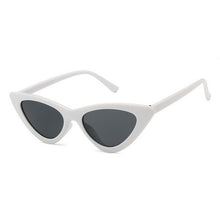Load image into Gallery viewer, Cute Sexy Retro Cat Eye Sunglasses Women Small Black White Triangle Vintage  Ladies Sun Glasses Red Female UV400