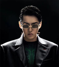 Load image into Gallery viewer, Deisgn Vintage Square Sunglasses Men Women Metal Small Sun Glasses Retro Black Pink Trend 90s Eyewear UV400