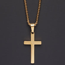 Load image into Gallery viewer, 2020 Fashion New Classic Cross Men Necklace  Stainless Steel Chain Pendant Necklace For Men Jewelry Gift