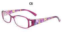Load image into Gallery viewer, Cool Design Women Glasses Frames Flexible Printed Temples Legs Plastic Myopia Prescription Eyeglasses Frames