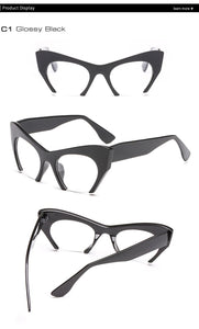Retro Women Half Frame Cat Eye Glasses Frames Fashion Optical Frame