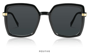 2022 Sunglasses Women Gradient Fashion Brand Designer  retro square frame Women Sunglasses UV400 Black Shades oversized oculos