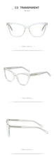 Load image into Gallery viewer, 2022 Fashion Cat Eye Glasses Frame for Women Optical Retro eyeglasses frames Myopia Prescription anti blue ray glasses eyewear