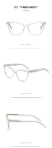 2022 Fashion Cat Eye Glasses Frame for Women Optical Retro eyeglasses frames Myopia Prescription anti blue ray glasses eyewear