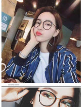 Load image into Gallery viewer, Eye Glasses Frame For Women Round Glasses Frame Women/Men Vintage Classic Computer Eyeglasses Frame for Women/Men