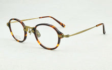 Load image into Gallery viewer, round titanium optical glasses frame women Small Vintage eyeglasses frames myopia computer eye glasses frames for women 181