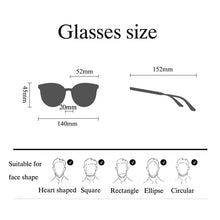 Load image into Gallery viewer, Prescription Eyeglasses Frame With clip sunglasses men Women square Myopia Optical Gentle  Diplo-lone wolf 032  Reading glasses