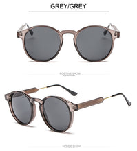 Load image into Gallery viewer, 2022 Retro Round Sunglasses Women Men Brand Design Transparent Female Sun Glasses Men Oculos De Sol Feminino Lunette Soleil