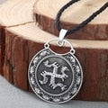 Viking Men Necklace Multiple Punk Gothic Style Norse Amulet Pendant Necklace Slavic Talisman Jewelry  for Boys