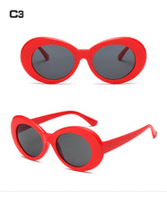 Load image into Gallery viewer, Clout Goggles Kurt Cobain Glasses Men Women Luxury Brand Designer Oval Sunglasses Female Male NIRVANA Sun Glasses UV400