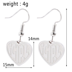 100% Stainless Steel Female Symbol Internet Girl She Devil Igirl Choker Necklace for Women Heavy Gothic Streetwear Chain Jewelry