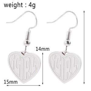 100% Stainless Steel Female Symbol Internet Girl She Devil Igirl Choker Necklace for Women Heavy Gothic Streetwear Chain Jewelry