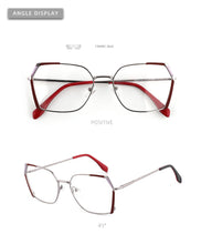 Carica l&#39;immagine nel visualizzatore di Gallery, Square Women&#39;s Prescription Glasses Frame For Women Eyewear Female Fake Eyeglasses Without Diopter Metal Vintage Fashion 2022