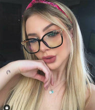 Load image into Gallery viewer, Eyeglasses Square glasses woman  fashion Clear lens Optical glasses frame women Metal Legs female oculos