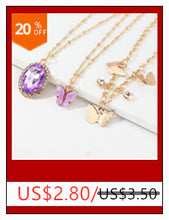 Carica l&#39;immagine nel visualizzatore di Gallery, Simple Stars Moon Necklaces Fashion Europen Alloy Oil Drop Women Long Heart Round Golden Pendant Necklace Jewelry For Girls