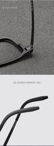 Men Pure Titanium Glasses Frame TR90 Ultralight Myopia Hyperopia Glasses Female Large Frames For Prescription Spectacles 8836X