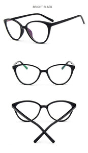 Women Spectacle Glass frame Anti Blu Rays Blue Light Blocking Female clear lens Girls nerd black red optical eyeglasses frame