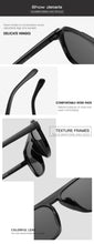 Load image into Gallery viewer, Oversized Square Sunglasses Women Retro Nail Decoration Blue Yellow Clear Lens Men Fashion Outdoor Driving Sun Glasses